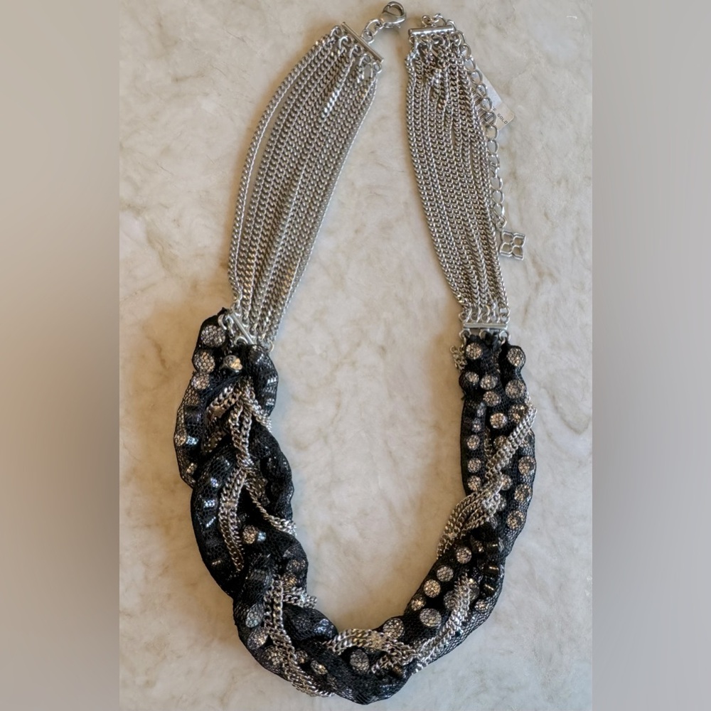 Max Azria Runway necklace - 21”-25” long